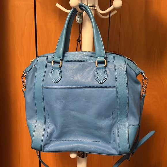 Turquoise Cole Haan Leather Bag - Picture 5 of 8